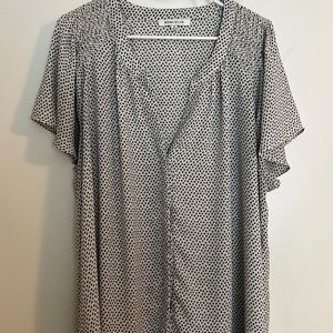 Rose + Olive Shirt Size 3X